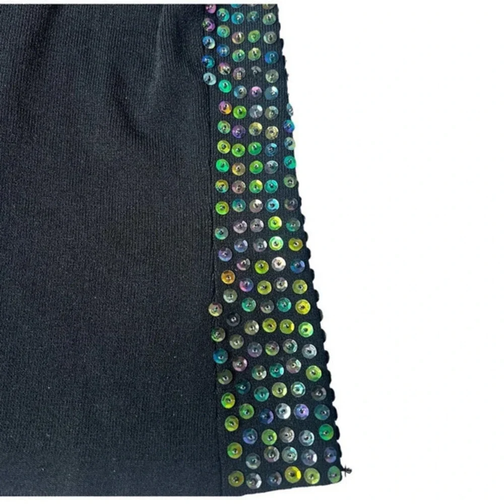 Joseph A Vintage 90s Multicolor Sequin Tank‎ Top Size Small - Picture 3 of 12